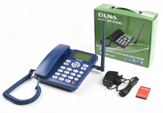 Beli CDMA 800MHz Telepon Nirkabel Tetap Baterai 1000mAh CDMA Telepon Darat DLNA ZT868C online manufacture